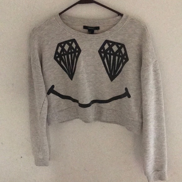 forever 21 crop top sweater